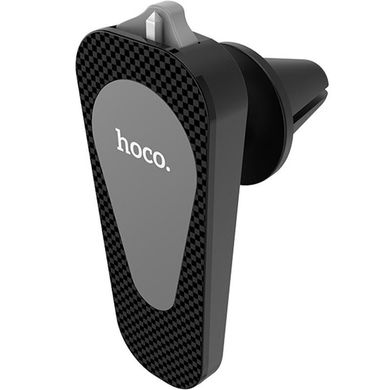 Автомобільний тримач для телефону Hoco CA37 чорний Black / Grey фото