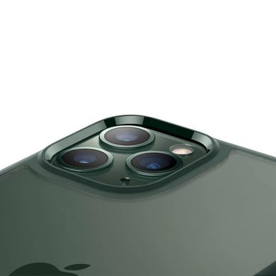 Чохол протиударний Spigen Original Ultra Hybrid для iPhone 11 Pro Max зелений ТПУ + скло Midnight Green фото