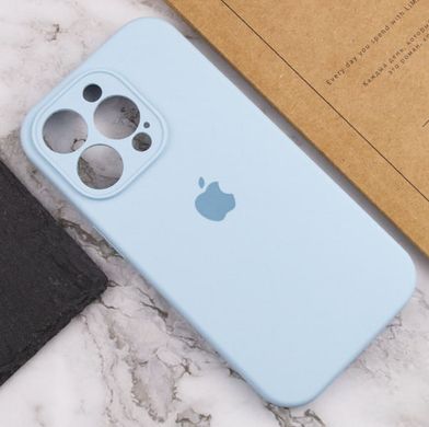 Чохол Silicone Case Full Camera Protective (AA) для Apple iPhone 15 Pro Max (Блакитний / Sweet Blue) фото