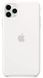 Чехол Silicone Case AAA для Apple iPhone 11 Pro Max White