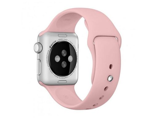 Ремешок Sport Band для Apple Watch 42/44mm силиконовый спортивный ARM Series 6 5 4 3 2 1 Pink Sand фото