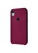 Чохол силіконовий soft-touch RCI Silicone case для iPhone Xr червоний Marsala фото