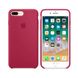 Чохол силіконовий soft-touch ARM Silicone case для iPhone 7 Plus / 8 Plus червоний Hibiscus