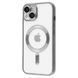 Чехол Metal Matte Case with MagSafe iPhone 15 Plus Silver