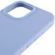 Чехол Silicone Case Full Protective AA для Apple iPhone 15 Lilac Blue