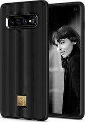 Чехол противоударный Spigen Original La Manon Classy для Samsung Galaxy S10 черный Black фото