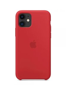 Чохол Apple Silicone case для iPhone 11 (Product) червоний фото