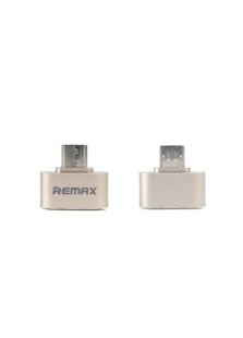 Переходник Remax OTG/microUSB gold RA-OTG фото