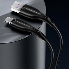 USB Cable Usams US-SJ376 Fast Charging U38 Type-C Black 1m фото
