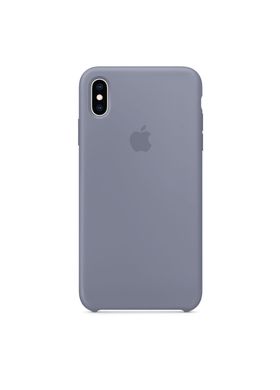 Чехол Apple Silicone case for iPhone X/XS Lavender Gray фото