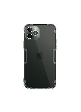 Чохол силіконовий Nillkin Nature TPU Case для iPhone 12/12 Pro прозорий сірий Clear Gray фото