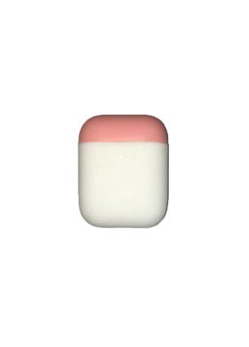 Чехол ARM силиконовый для AirPods 2 White + Pink фото
