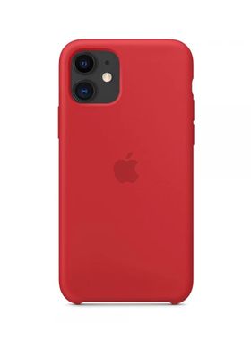 Чохол Apple Silicone case для iPhone 11 (Product) червоний фото