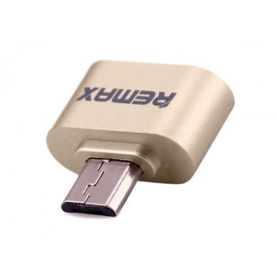 Перехідник Micro-USB to OTG Remax Gold RA-OTG фото