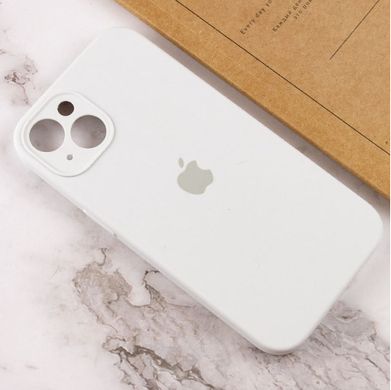 Чохол Silicone Case Full Camera Protective (AA) для Apple iPhone 13 (Білий / White) фото