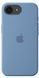 Чехол Silicone case with MagSafe для Apple iPhone 16e Winter Blue AAA