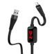 Кабель Lightning to USB Hoco S4 1 метр чорний Black