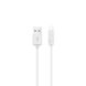 АЗУ 2USB Hoco Z12 White + USB Cable MicroUSB (2.4A)