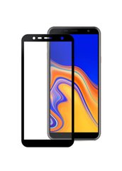 Скло захисне для Samsung J4 Plus / J6 Plus (2018) CAA 3D ​​із закругленими краями чорна рамка Black фото
