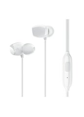 Навушники вакуумні USAMS EP-28 US-SJ265 3.5 Jack з мікрофоном білі White фото