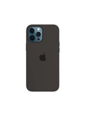 Чехол силиконовый soft-touch ARM Silicone Case для iPhone 12/12 Pro коричневый Cocoa фото