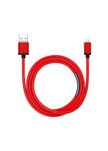 Кабель CAA Micro-USB в оплётке 3 м Red фото