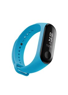 Ремешок силиконовый для Xiaomi Mi Band 3 Blue фото