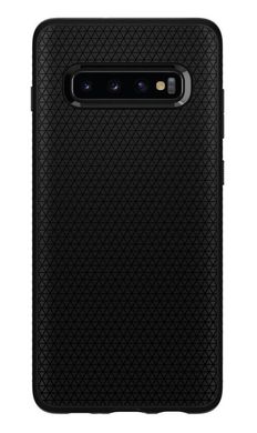 Чехол противоударный Spigen Original Liquid Air для Samsung Galaxy S10 матовый черный Matte Black фото