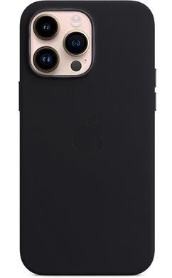 Чехол Leather Case with Magsafe для Apple iPhone 14 Pro Umber AAA фото