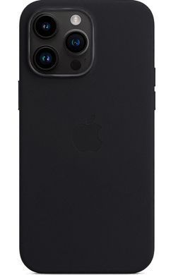 Чехол Leather Case with Magsafe для Apple iPhone 14 Pro Umber AAA фото