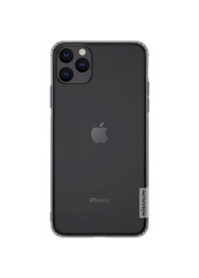 Чехол прозрачный силиконовый Nillkin Nature TPU Case iPhone 11 Pro Max Clear gray фото