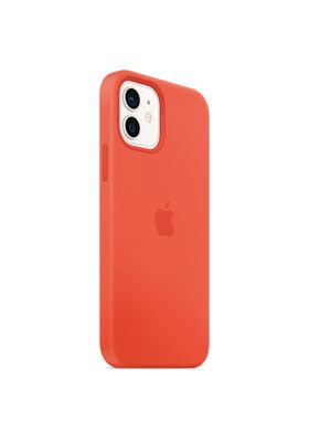 Чохол силіконовий soft-touch Apple Silicone case with MagSafe для iPhone 12/12 Pro помаранчевий Electric Orange фото