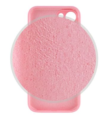 Чохол Silicone Case Full Camera Protective (AA) для Apple iPhone 13 (Рожевий / Light pink) фото