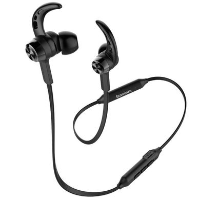 Навушники бездротові вакуумні Baseus S06 (NGS06-01) Bluetooth з мікрофоном чорні Black фото