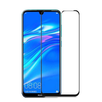 Защитное стекло с рамкой для Huawei Y7 2019 Black фото