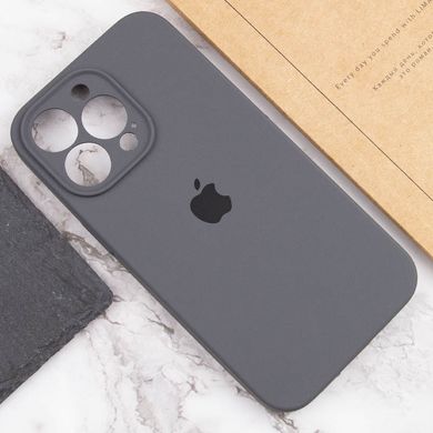 Чохол Silicone Case Full Camera Protective AA для Apple iPhone 13 Pro Max Dark Gray фото