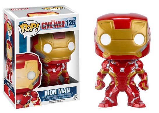 Фигурка Funko POP Iron Man - Civil War (126) 9.6 см фото