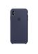 Чехол Apple Silicone Case for iPhone Xs Max Midnight Blue фото