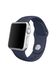 Ремінець Sport Band для Apple Watch 42 / 44mm силіконовий синій спортивний ARM Series 6 5 4 3 2 1 Midnight Blue