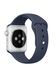 Ремінець Sport Band для Apple Watch 42 / 44mm силіконовий синій спортивний ARM Series 6 5 4 3 2 1 Midnight Blue