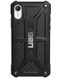 Чохол протиударний UAG Monarch для iPhone Xr чорний ТПУ + пластик Carbon Fiber