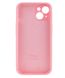 Чехол Silicone Case Full Camera Protective (AA) для Apple iPhone 13 (Розовый / Light pink)