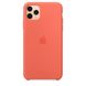 Чохол силіконовий soft-touch Apple Silicone Case для iPhone 11 Pro Max помаранчевий Clementine фото