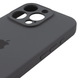 Чохол Silicone Case Full Camera Protective AA для Apple iPhone 12 Pro Dark Gray