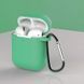 Чохол Silicone Case with Hook для Apple AirPods 1/2 Spearmint