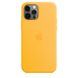 Чохол Silicone Case with Magsafe для Apple iPhone 12 Pro Max Sunflower AAA