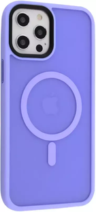 Чохол WAVE Matte Insane Case with MagSafe iPhone 12 Pro Max Light Purple фото