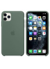 Чохол силіконовий soft-touch Apple Silicone Case для iPhone 11 Pro Max зелений Midnight Green фото