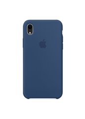 Чохол силіконовий soft-touch RCI Silicone case для iPhone Xr синій Blue Cobalt фото