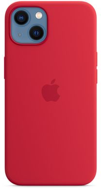 Чохол Silicone Case with Magsafe для iPhone 13 Red AAA фото